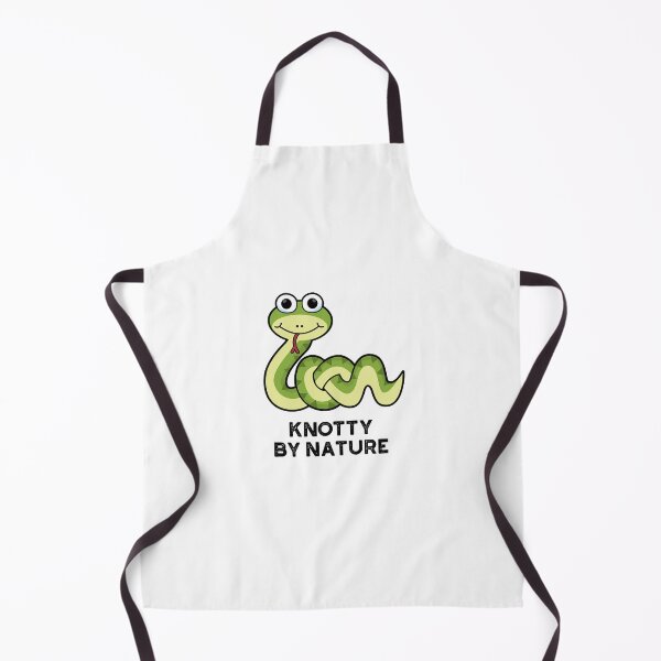 Item preview, Knotty By Nature Funny Snake Puns designed and sold by punnybone.