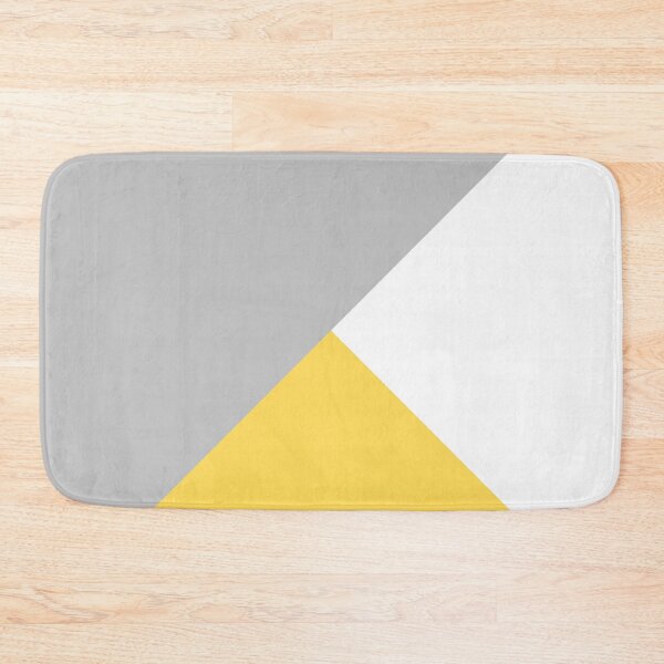 Item preview, Tricolor Silver Gray Mustard Yellow And White designed and sold by rewstudio.