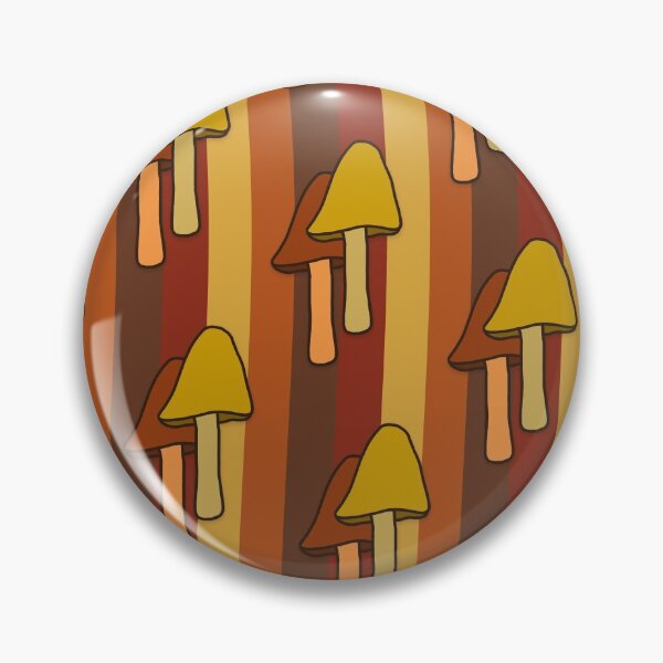 Item preview, Groovy 1970s Mushroom Wallpaper designed and sold by ClumsyPineapple.