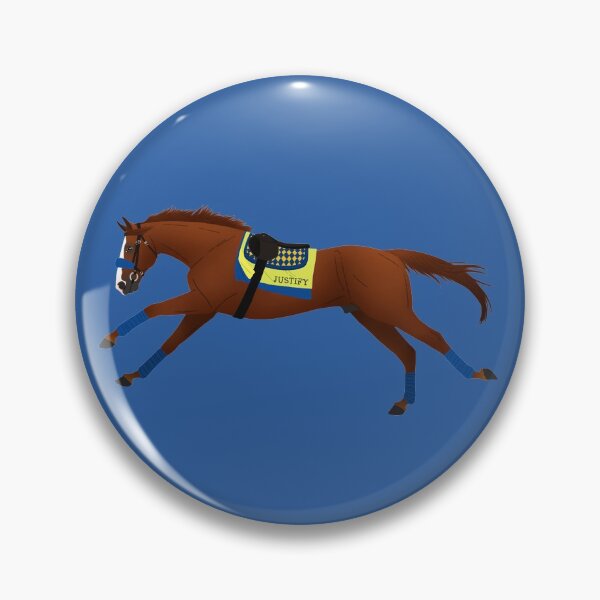 Item preview, Justify Racehorse - Equine Rampaige designed and sold by equinerampaige.