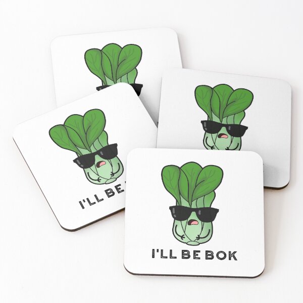 Item preview, I'll Be Bok Funny Veggie Bok Choy Puns  designed and sold by punnybone.