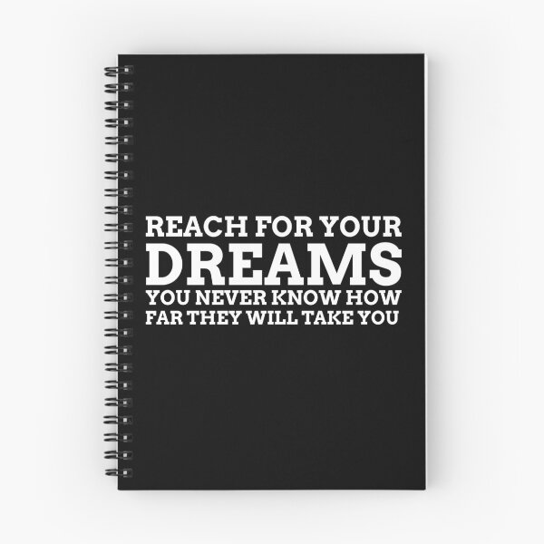 Item preview, Reach for your Dreams (White on Black) designed and sold by Wofford Lee Jones.