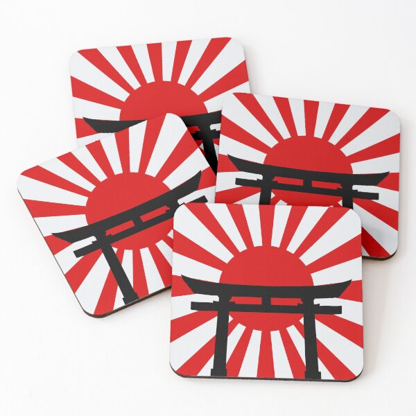 Item preview, Japan Rising Sun Behind a Black Torii Gate. From mundane to sacred. designed and sold by JellyBeenzz.