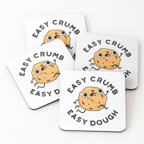 Item preview, Easy Crumb Easy Dough Funny Cookie Puns  designed and sold by punnybone.