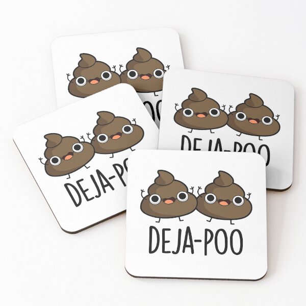 Item preview, Deja Poo Funny Double Poop Puns  designed and sold by punnybone.