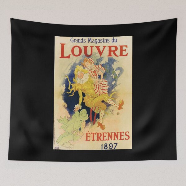 Item preview, retro grands magasins du louvre etrennes designed and sold by CorasPosters.