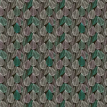Artwork thumbnail, Leaves by PatternPalace