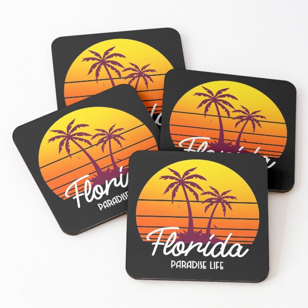 Item preview, Retro Sunset Palms Florida Paradise Life designed and sold by TamGustam.