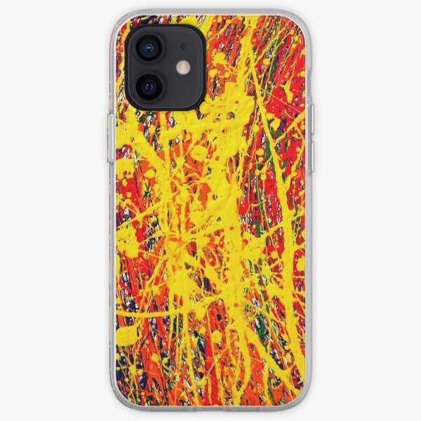 Abstract Jackson Pollock Painting Original Art iPhone Soft Case