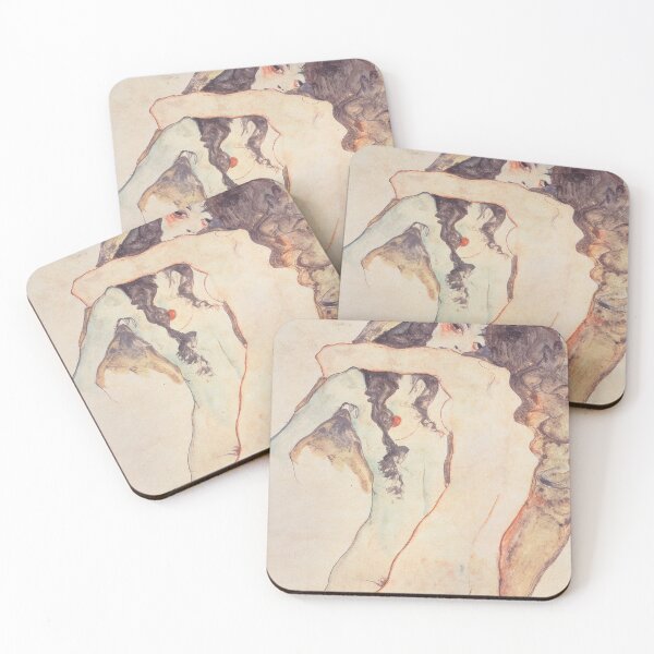 Item preview, Two Women Embracing, Egon Schiele designed and sold by SFTStudio.