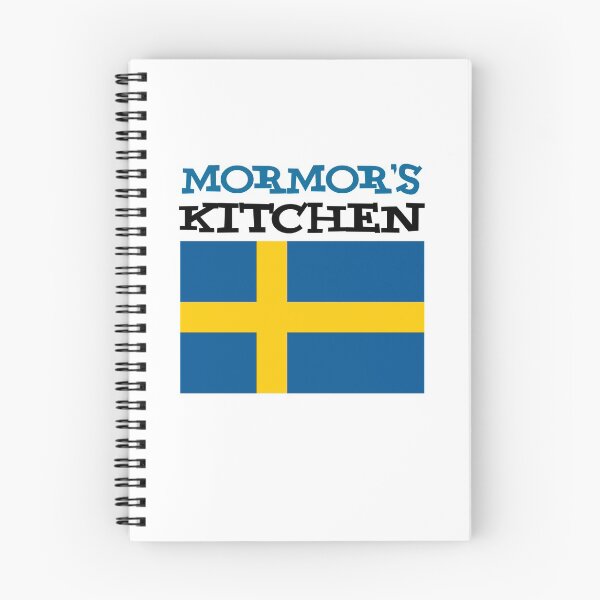 Item preview, Mormor's Kitchen Featuring Swedish Flag designed and sold by jaycartoonist.