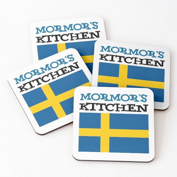 Item preview, Mormor's Kitchen Featuring Swedish Flag designed and sold by jaycartoonist.