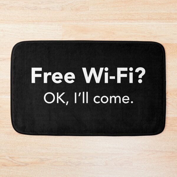 Item preview, Free Wifi? OK, I’ll come. designed and sold by suwarnaadi.