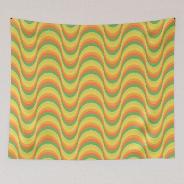 Item preview, 1970s Trippy Pattern designed and sold by ClumsyPineapple.