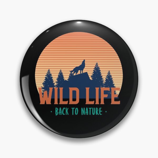 Item preview, Retro Howling wolf at Sunset Wild Life Back to Nature designed and sold by TamGustam.