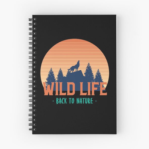 Item preview, Retro Howling wolf at Sunset Wild Life Back to Nature designed and sold by TamGustam.