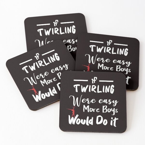 Item preview, If Twirling Were Easy More Boys Would Do It, Rhythmic Gymnastics Quote, Funny Gymnastic designed and sold by Aerial Addicts.