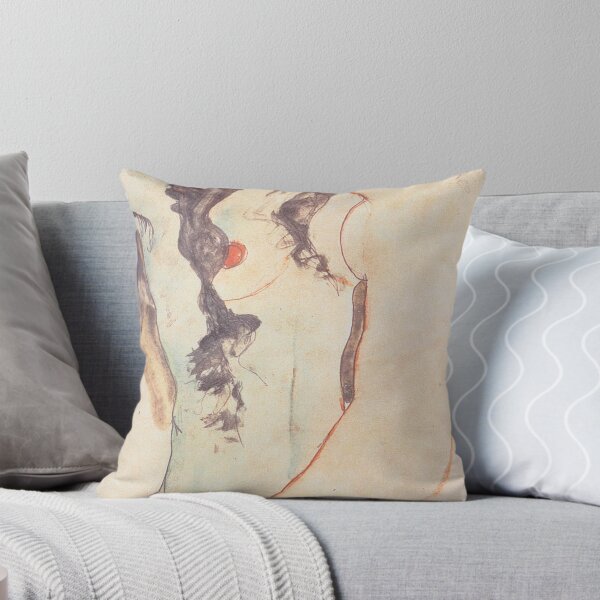 Aperçu de l'œuvre Deux femmes s'embrassant, Egon Schiele créée et vendue par SFTStudio.