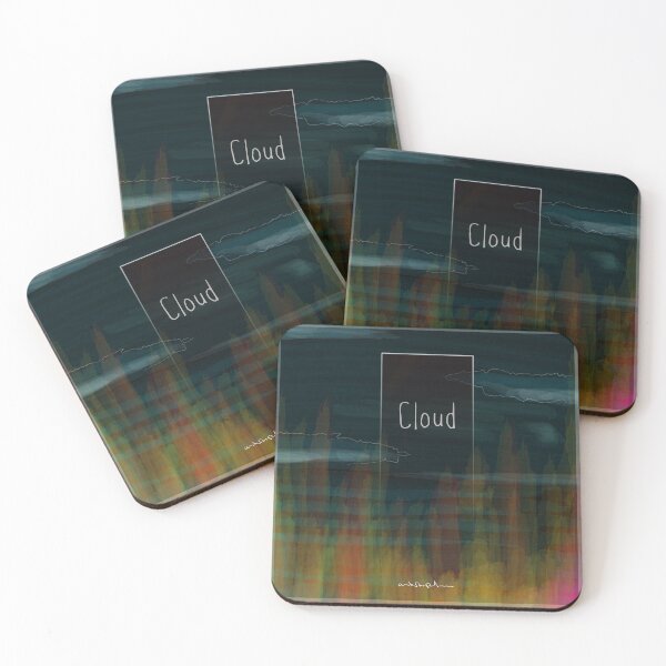 Item preview, Uskarpt - Cloud - Abstract image of a meadow with clouds designed and sold by uskARpT.