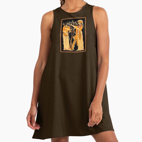 POSEIDON and ATHENA : Vintage Greek God and Goddess Print" A-Line Dress for  Sale by posterbobs | Redbubble