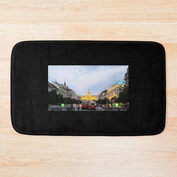 Item preview, Czech Republic, Prague, View of Picturesque Vaclavske namesti, Art Nouveau style  designed and sold by ProudAcademic.