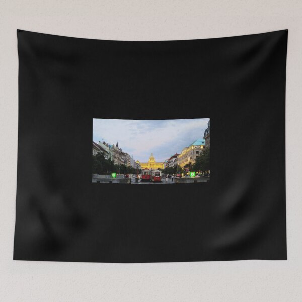 Item preview, Czech Republic, Prague, View of Picturesque Vaclavske namesti, Art Nouveau style  designed and sold by ProudAcademic.