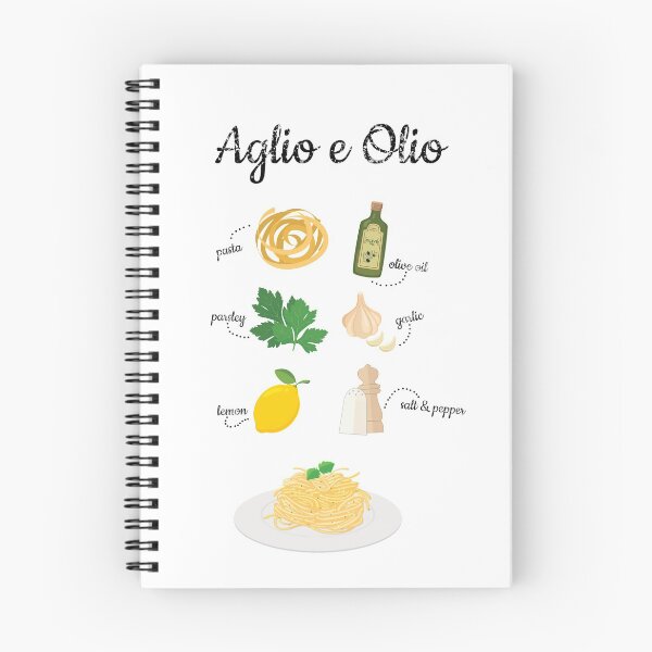 Artikelvorschau, Spaghetti Aglio e Olio-Zutaten immer zur Hand! entworfen und verkauft von CaptainWheels.