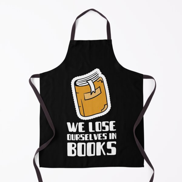 Item preview, We Lose Ourselves in Books Badge designed and sold by jacks-tees.