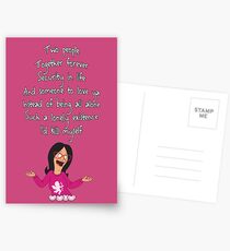 Linda's Song of Love Postcards