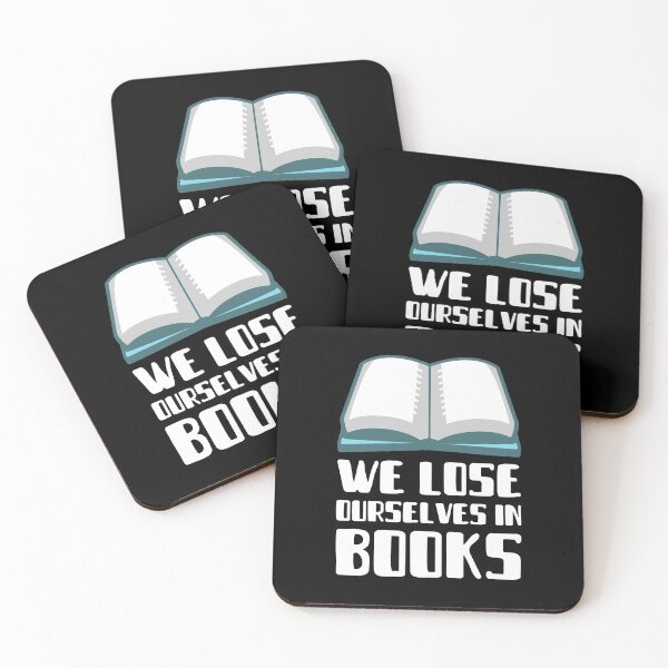 Item preview, We Lose Ourselves in Books Bookworm designed and sold by jacks-tees.