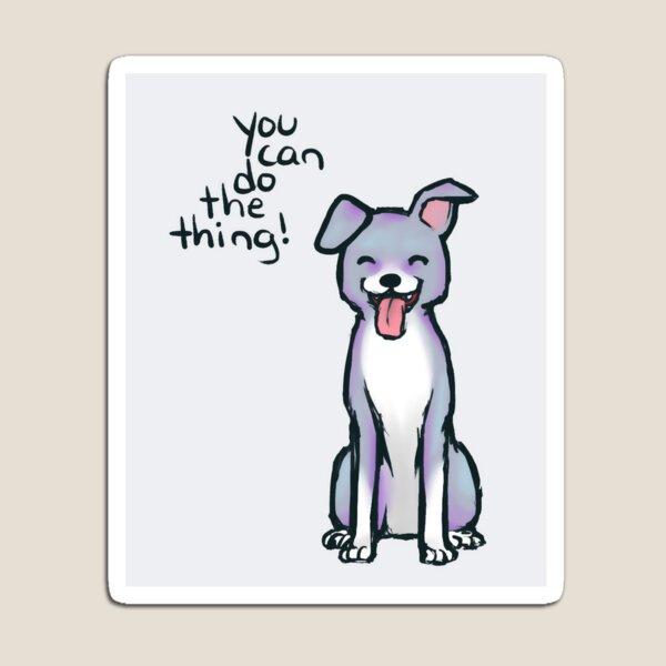 Item preview, "Du kannst das Ding machen!" Welpenhund designed and sold by thelatestkate.
