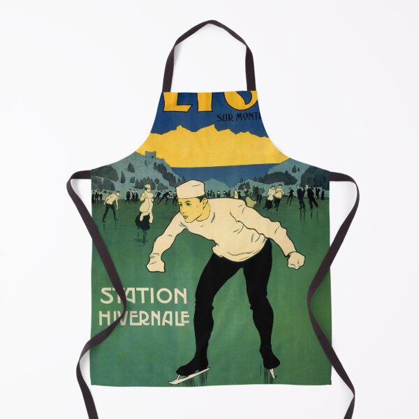 Item preview, retro glion sur montreux territet station hivernale designed and sold by CorasPosters.