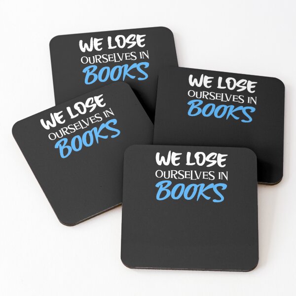 Item preview, We Lose Ourselves in Books Blue  designed and sold by jacks-tees.