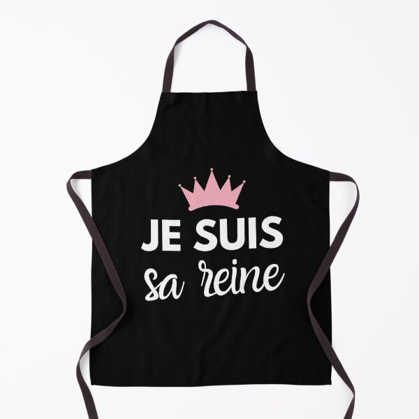Aperçu de l'œuvre Je suis sa reine humour anniversaire drôle couple créée et vendue par joozybart.