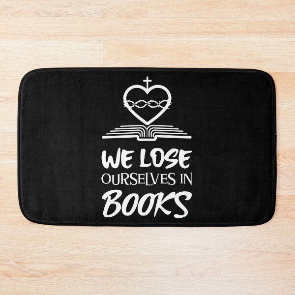 Item preview, We Lose Ourselves in Books Heart Read designed and sold by jacks-tees.