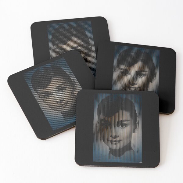 Item preview, Audrey Hepburn movie star - 001 - Pop Art - Halftone - Dreamy designed and sold by Drucifer76.