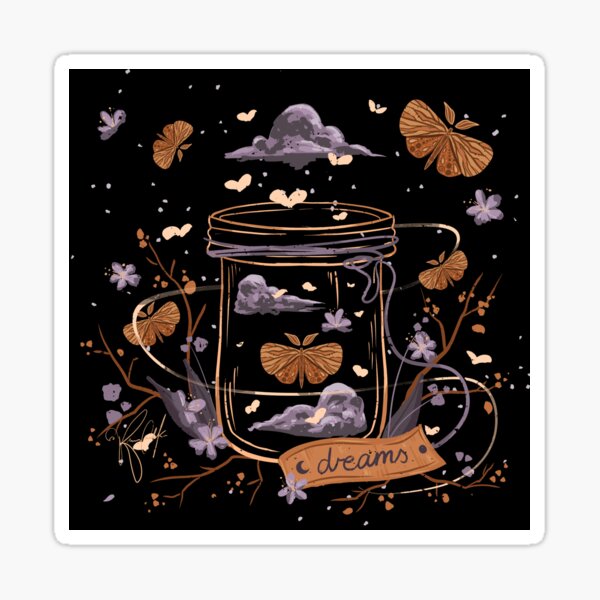Bottled Dreams - Inktober 2020 Sticker