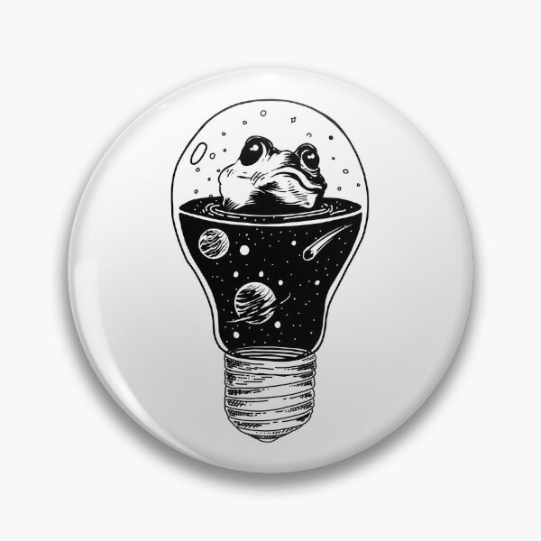 Item preview, Curious frog in Light bulb designed and sold by 397HOUSE Your happy time.