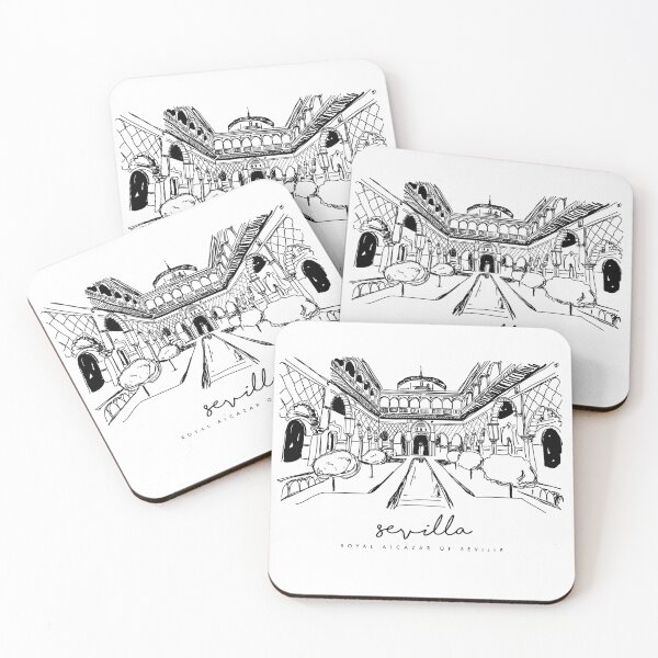 Item preview, SEVILLA - ROYAL ALCÁZAR OF SEVILLE - SEVILLE - MONUMENTS - ART - UNIQUE ILLUSTRATION  designed and sold by Tropical Blood.