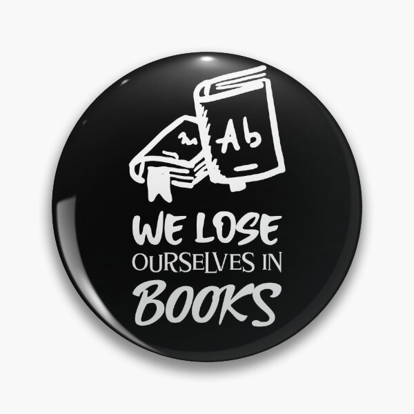 Item preview, We Lose Ourselves in Books Bookworm designed and sold by jacks-tees.