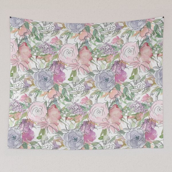 Item preview, Romantic Floral Pattern designed and sold by adortopia.