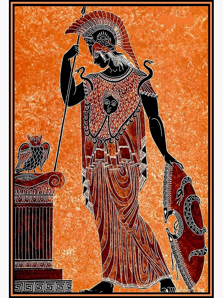 Богиня афина с совой