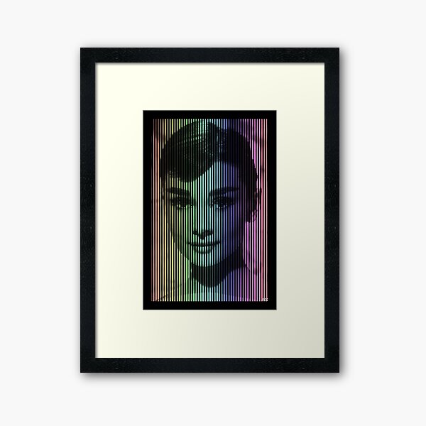Item preview, Audrey Hepburn Movie Star - "Rainbow" - Halftone Pop Art designed and sold by Drucifer76.