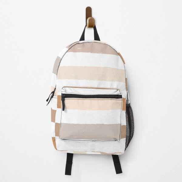 Item preview,  Minimal colorful stripes in neutral shades. Funky lines in peach and sand color designed and sold by Abbara.