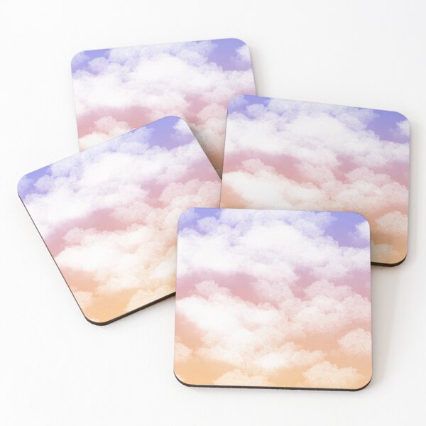 Artikelvorschau, Ombre Himmel mit flauschigen Wolken entworfen und verkauft von Mai Designs.