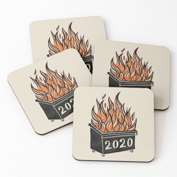 Item preview, 2020 Dumpster Fire Print designed and sold by QueenHare.