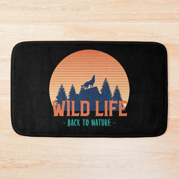 Item preview, Retro Howling wolf at Sunset Wild Life Back to Nature designed and sold by TamGustam.