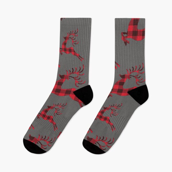 Item preview, reindeer plaid pattern designed and sold by Babmk.