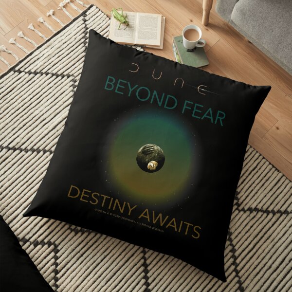 Dune - Beyond Fear, Destiny Awaits Floor Pillow