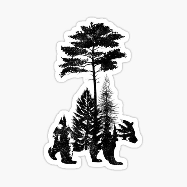 Animaux légendaires Grizzly Bear Sticker